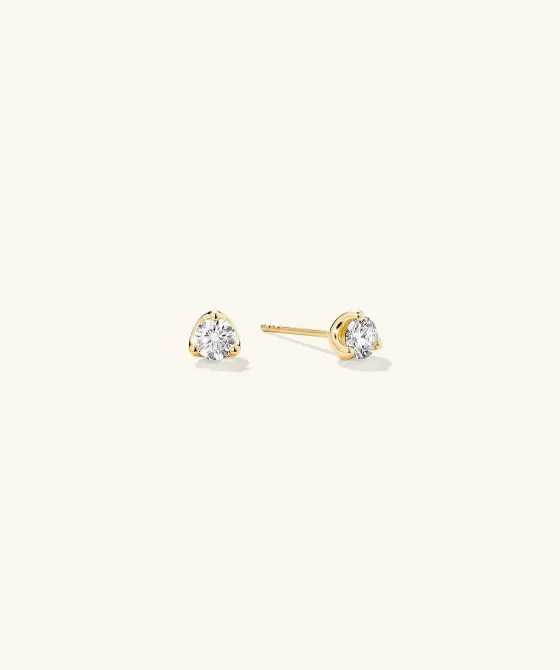 Fashion Lab Grown Diamond Round Studs 0.5 Tcw Earrings