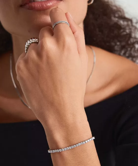 Fashion Lab Grown Diamond Tennis Bracelet 2.5Mm Bracelets