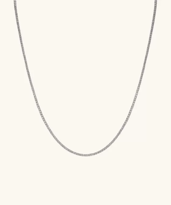 Fashion Lab Grown Diamond Tennis Necklace 1.8Mm Necklaces