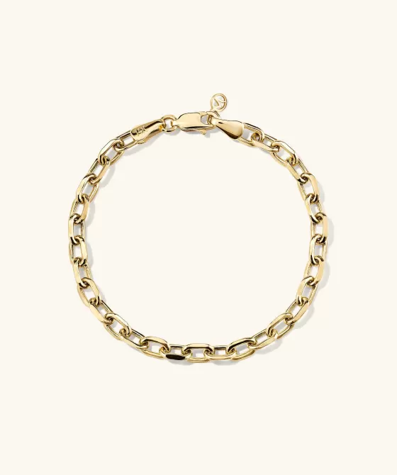 Outlet Large Square Oval Chain Bracelet Bracelets