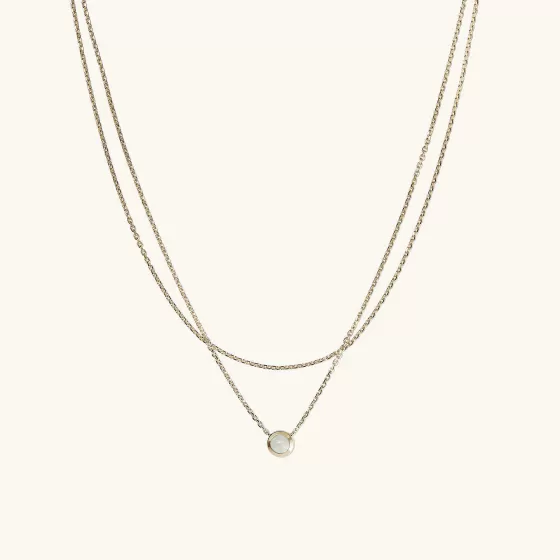 Clearance Layered Opal Necklace Necklaces
