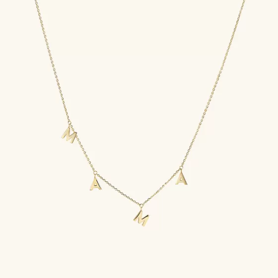 Online Mama Letter Necklace Necklaces