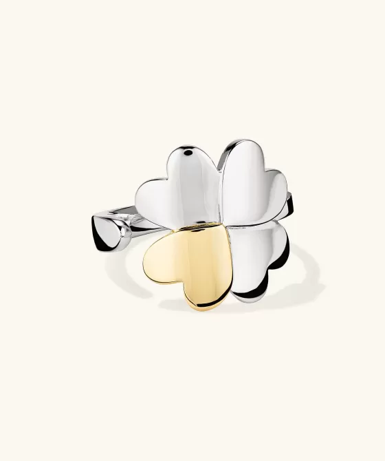 Sale X Ganni Clover Wrap Ring Rings