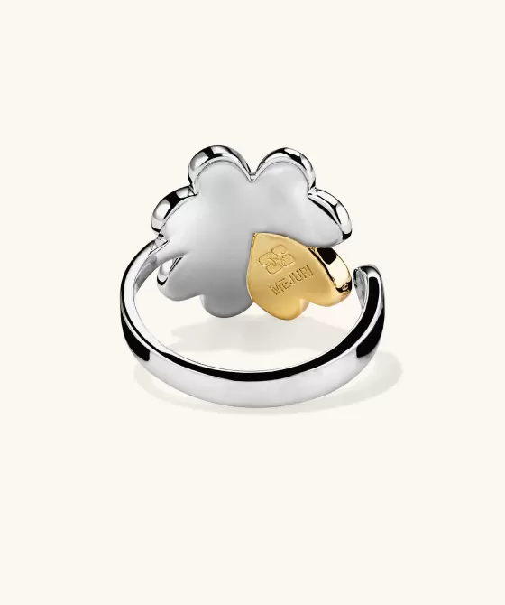 Sale X Ganni Clover Wrap Ring Rings