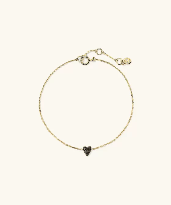 New Mini Heart Pav Diamond Bracelet Bracelets
