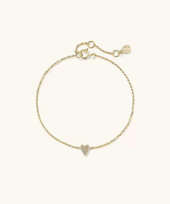 Cheap Mini Heart Pav Diamond Bracelet Bracelets