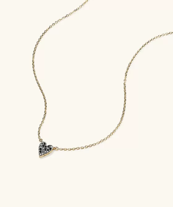 Discount Mini Heart Pav Diamond Necklace Necklaces