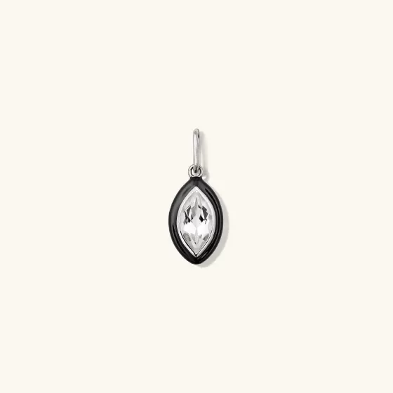Clearance Mosaic Enamel Marquise Pendant Necklaces