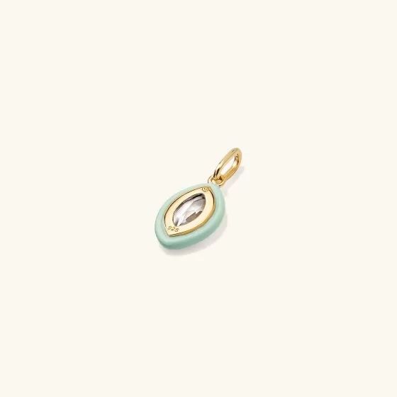 Best Sale Mosaic Enamel Marquise Pendant Necklaces