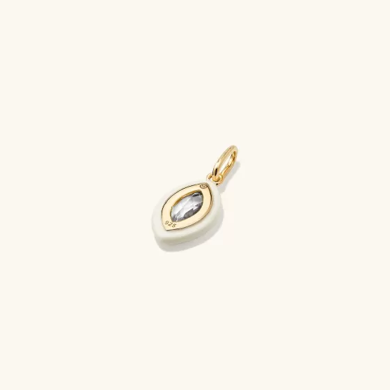 Flash Sale Mosaic Enamel Marquise Pendant Necklaces