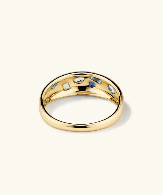 Cheap Mosaic Gemstone D Me Ring Rings