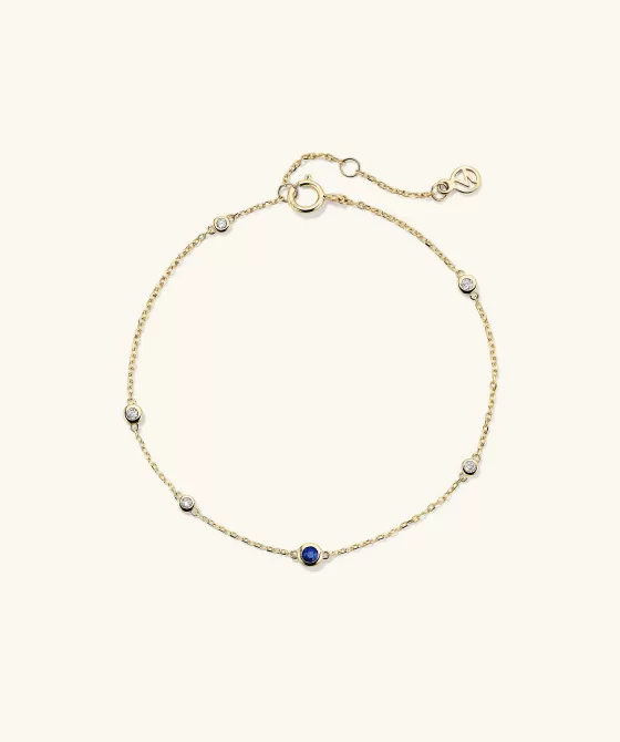 Flash Sale Multi Gemstone Station Bracelet Bracelets