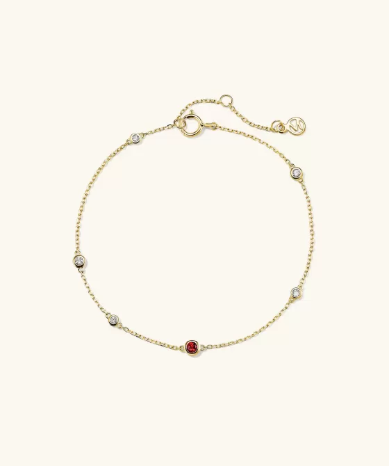 Sale Multi Gemstone Station Bracelet Bracelets