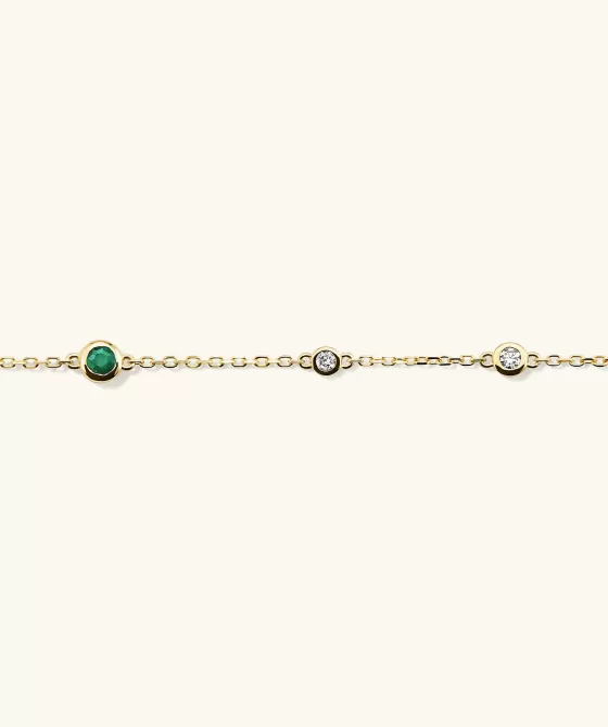 Sale Multi Gemstone Station Bracelet Bracelets