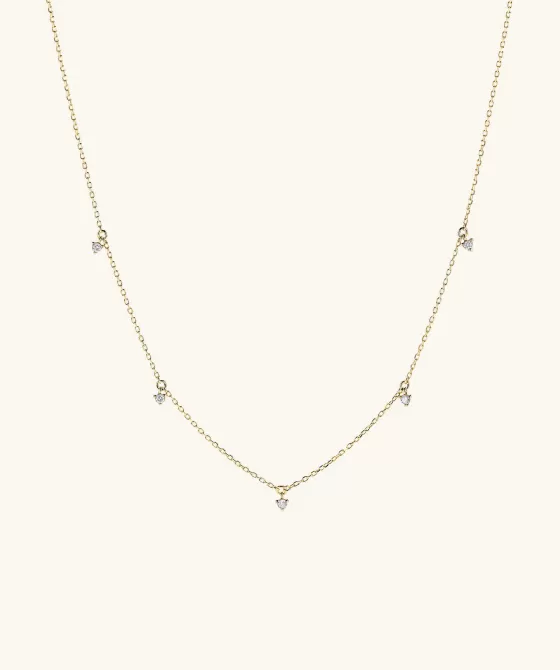 Hot Multi Station Diamond Necklace Necklaces