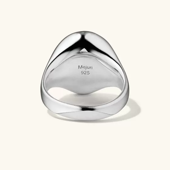 Outlet Oval Gemstone Signet Ring Rings