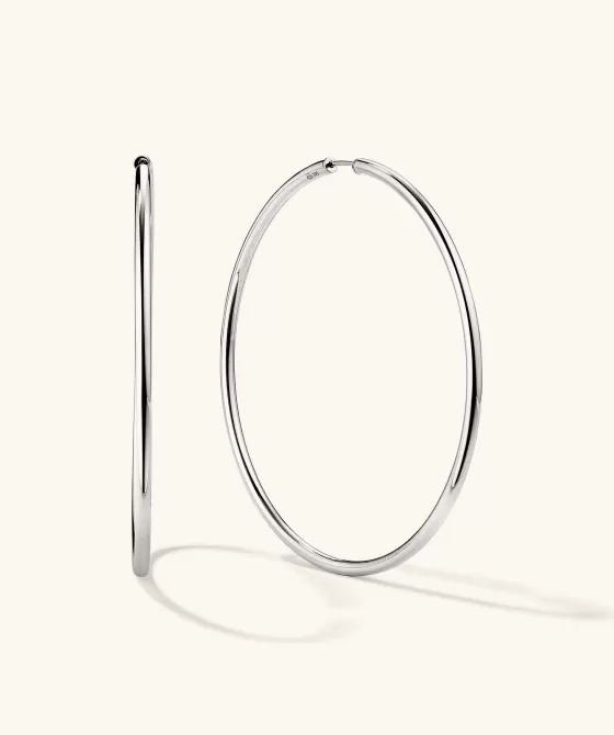 Discount Oversized Thin Hoops Earrings