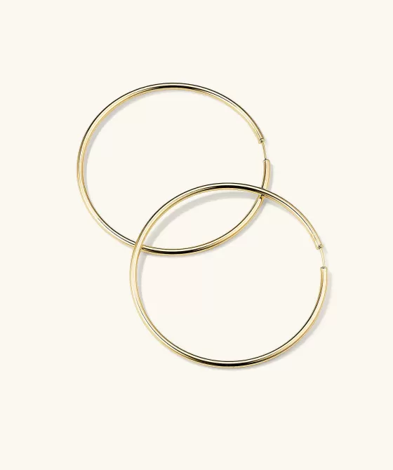 New Oversized Thin Hoops Earrings