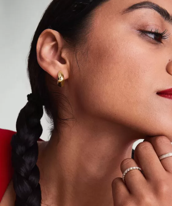 Outlet Patra Medium Hoops Earrings