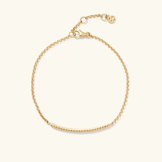 Discount Pav Diamond Bar Bracelet Bracelets