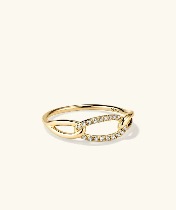 Store Pav Diamond Oversized Curb Ring Rings