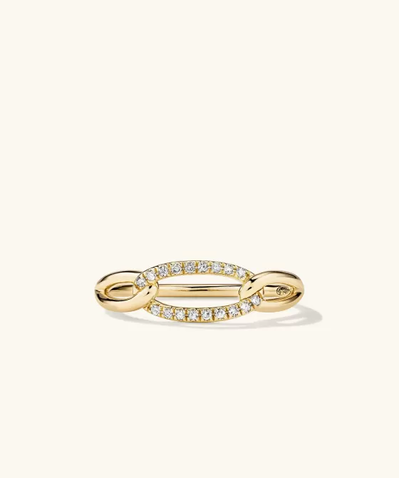 Store Pav Diamond Oversized Curb Ring Rings