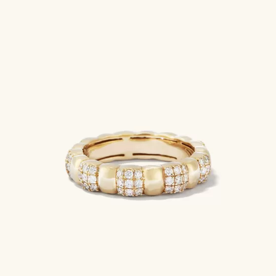 Fashion Pav Diamond Soft Charlotte Ring Rings