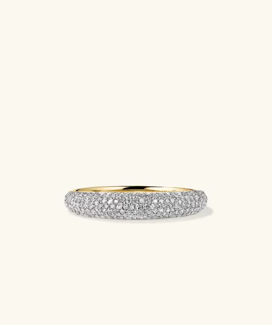 Discount Pav Diamond Thin D Me Ring Rings