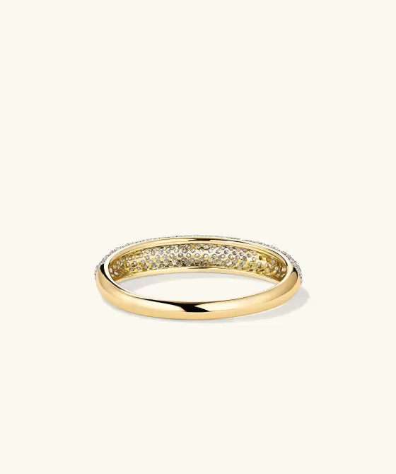 Discount Pav Diamond Thin D Me Ring Rings