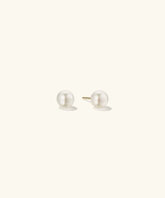 Store Pearl Oversized Studs Earrings