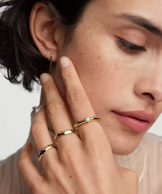 Cheap Pearl Stacker Ring Rings
