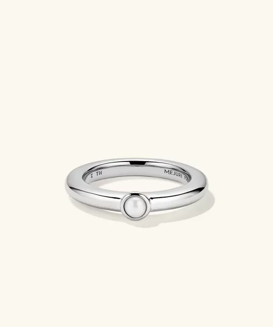 Flash Sale Pearl Stacker Ring Rings