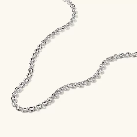 Cheap Puffy Anchor Chain Necklace Necklaces