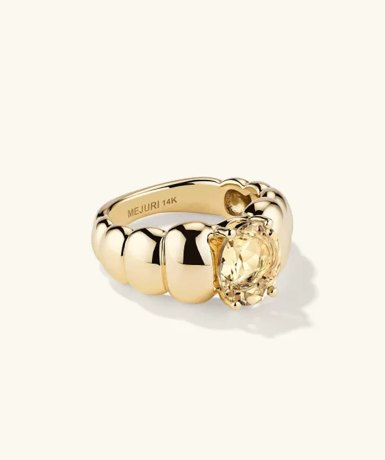 Discount Puffy Charlotte Gemstone Ring Rings