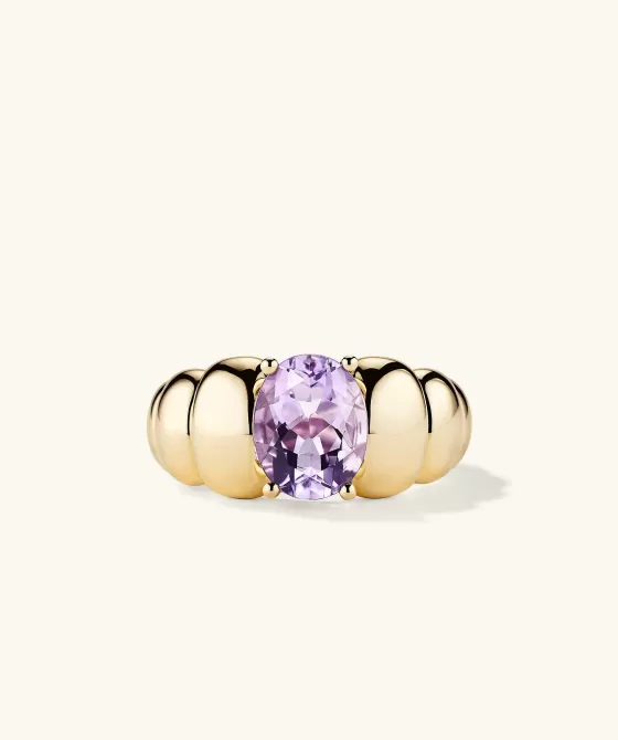 Clearance Puffy Charlotte Gemstone Ring Rings