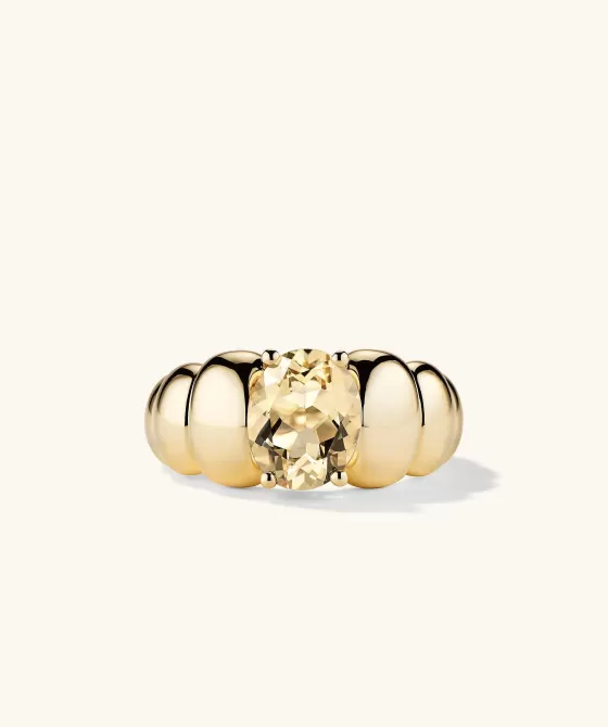 Discount Puffy Charlotte Gemstone Ring Rings