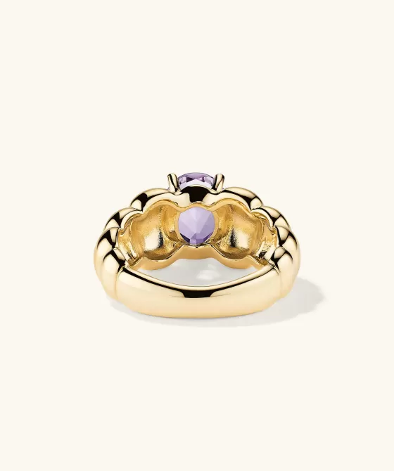 Clearance Puffy Charlotte Gemstone Ring Rings