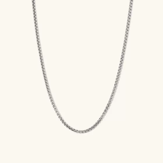 Sale Round Box Chain Necklace Necklaces