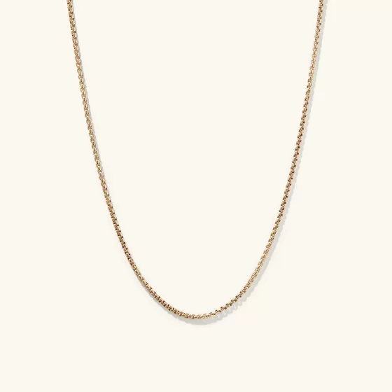 Outlet Round Box Chain Necklace Necklaces