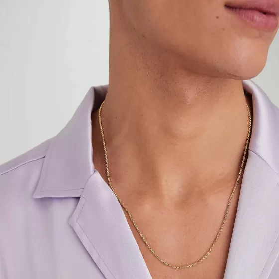 Outlet Round Box Chain Necklace Necklaces