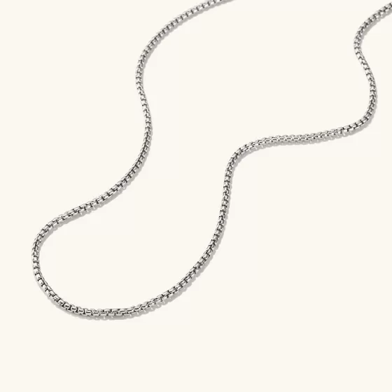 Sale Round Box Chain Necklace Necklaces