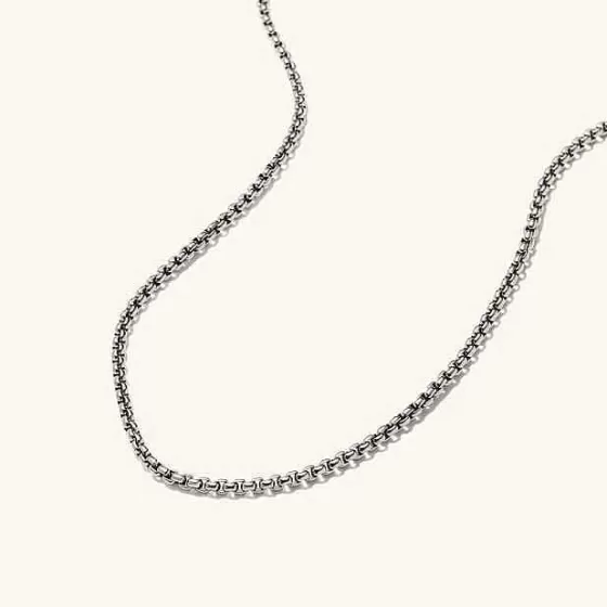 Cheap Round Box Chain Necklace Necklaces