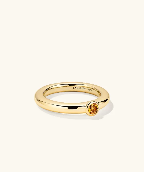Flash Sale Round Gemstone Stacker Ring Rings