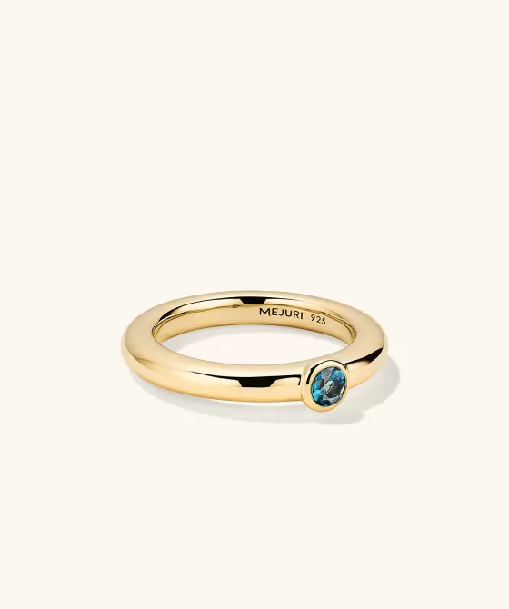 Cheap Round Gemstone Stacker Ring Rings