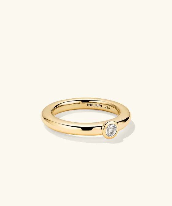 Flash Sale Round Gemstone Stacker Ring Rings