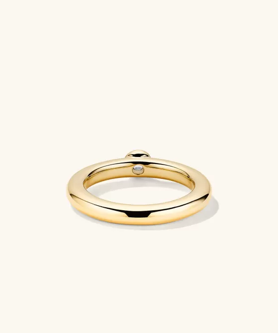 Flash Sale Round Gemstone Stacker Ring Rings