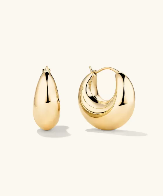 New Sculptural Hoops Earrings