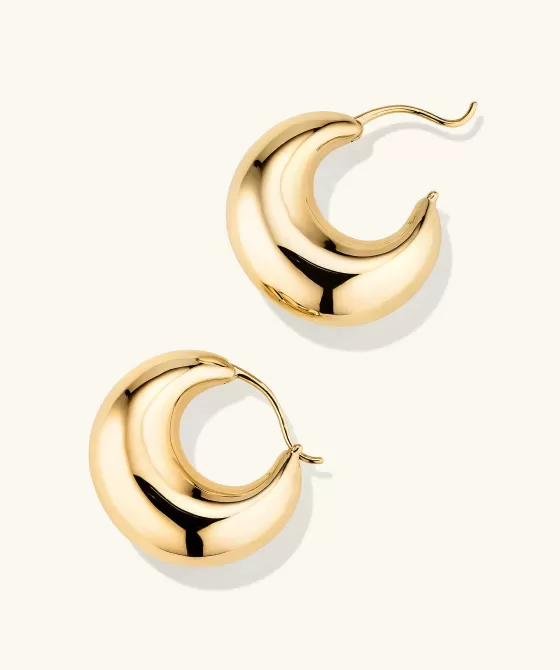 New Sculptural Hoops Earrings