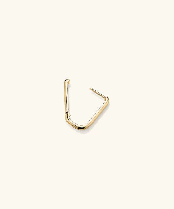 Discount Single Medium U Hoop Earrings
