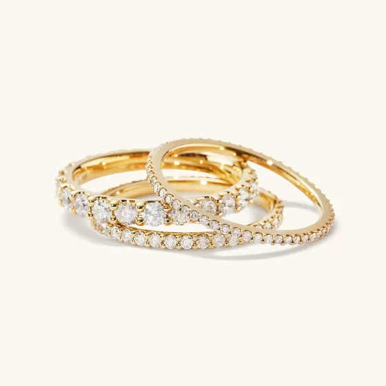 Online Slim Diamond Eternity Band Rings